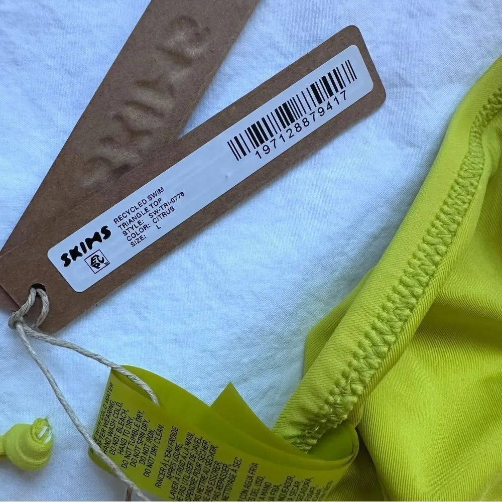 SKIMS Women's Swimwear in Bright Yellow